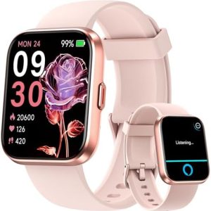 Smart Watch – Fitness Tracker Smartwatch with Heart Rate, Bluetooth Calls & Sports Modes