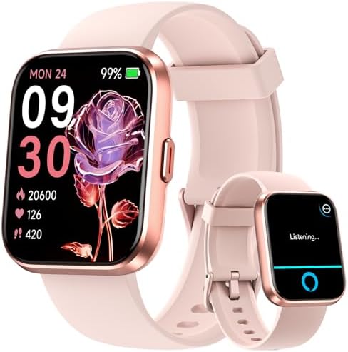 Smart Watch – Fitness Tracker Smartwatch with Heart Rate, Bluetooth Calls & Sports Modes