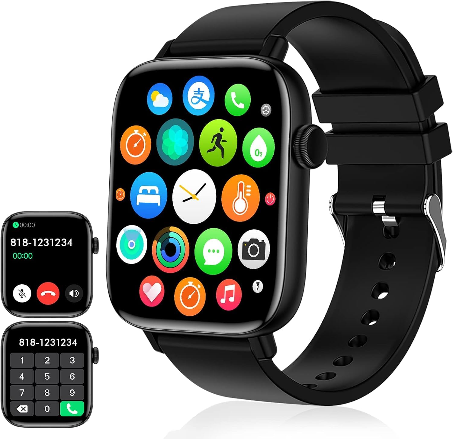 Smart Watch – Fitness Tracker Smartwatch with Heart Rate, Bluetooth Calls & Sports Modes - Image 2