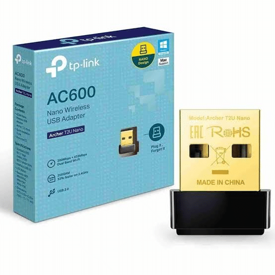TP-Link Archer T2U Nano AC600 Wireless USB Adapter