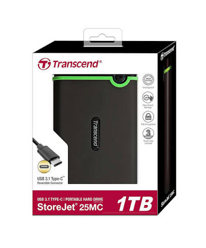 Transcend 1TB External Hard Drive